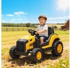 AIYAPLAY Elektro-Kindertraktor mit 2,4G Fernbedienung, 2 Motor, Musik,