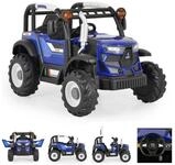 Moni Elektro-Kinderauto Kinder-Elektro Traktor Harvest, Belastbarkeit 30 kg,