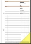 Sigel Formularblock Formularbuch Auftrag A5 2x40 Blatt selbstdurchschreibend Packung