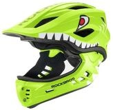 ROCKBROS Kinderfahrradhelm TT-32003 (Einzeln, Einzelhelm), Abnehmbarer...