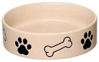 Ritzenhoff & Breker Futternapf Steingut-Napf Mika Dog 350 ml mit Hunde-Motiv,