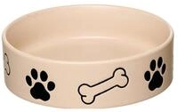 Ritzenhoff & Breker Futternapf Steingut-Napf Mika Dog 850 ml mit Hunde-Motiv,