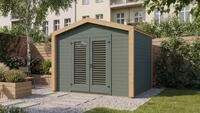 weka Gartenhaus Killarney, BxT: 311x313 cm, Doppelt&uuml;r mit Lamellen
