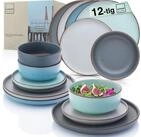 S&Auml;NGER Geschirr-Set Bombay (12-tlg), 4 Personen, Steingut, Bombay Sky Shades,