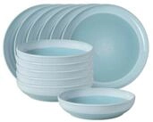 like. by Villeroy & Boch Tafelservice Perlemor Aqua Tafelservice 12er Set...