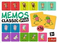 Trefl Spiel Pexeso Classic&Plus Tiere in Bewegung 3in1