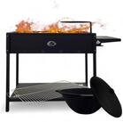 Grillpeter Holzkohlegrill Mangal Set Batyr 80 Schaschlikgrill 80cm mit Grillrost