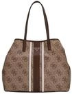 Guess Shopper Victtoria Large 2 in 1 Tote - Shopper 40 cm (latte logo/brown)