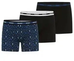 HUGO Boxershorts BOXER BR PLANET DES (3-St) elastischer Bund mit Logo, aus