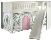 Vipack Hochbett Scott (Made in Europe) m. Rutsch-/Leiterturm, LF 90x200 cm,...