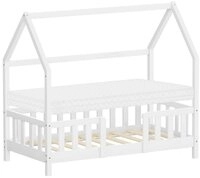 ML-DESIGN Spielbett Hausbett Kinderbett inkl. Lattenrost kreativ Bodenbett f&uuml;r