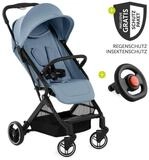 Hauck Kinder-Buggy Travel N Care Plus - Dusty Blue, leichter Reisebuggy & Sportwagen