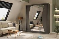 ALTDECOR Schiebet&uuml;renschrank VOXI (Kleiderschrank Garderobenschrank mit viel