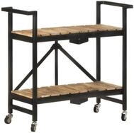 vidaXL K&uuml;chenwagen K&uuml;chenwagen 87x36x81 cm Massivholz