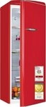 exquisit K&uuml;hlschrank RKS325-V-H-160C rot, 146,5 cm hoch, 54,5 cm breit,
