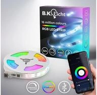 B.K.Licht LED-Streifen 5m Smart RGB-IC Flex-Band dimmbar 5,5W Farbwechsel -...