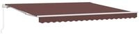 vidaXL Markise Markise Manuell Braun 400x300 cm (1-St)