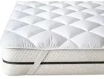 Matratzenauflage ZOLLNER, 80 x 200 cm, 100% Polyester, vom...
