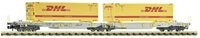Fleischmann G&uuml;terwagen 6660069 N Doppeltaschen-Gelenkwagen T2000, AAE