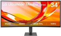 LG 34U640B Curved-LED-Monitor (86 cm/34 ", 3440 x 1440 px, UWQHD, 5 ms...