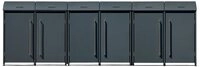WESTMANN M&uuml;lltonnenbox Moderna 6 (1 St), Platz f&uuml;r 6 M&uuml;lltonnen je 140/240 L,