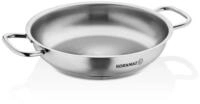 Korkmaz Paellapfanne Proline Paella Bratpfanne &oslash;40 cm, Edelstahl 18/10 (1-tlg),