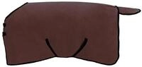 vidaXL Tierdecke Pferdedecke Volles Dunkelbraun 95 cm Polyester