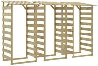 vidaXL Pergola Pergolen mit Dach 3 Stk. 100x90x200 cm Kiefernholz Impr&auml;gniert,