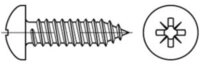 Contorion Schraube ISO 7049 Form CZ Linsenkopf-Blechschraube VG 5,5x60 Stahl