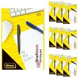 Idena Briefpapier Idena Bundle Briefbl&ouml;cke liniert 50 Blatt 70g/m&sup2; DIN A4 10 St&uuml;ck