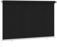 Rollo Au&szlig;enrollo 220x140 cm Schwarz, vidaXL