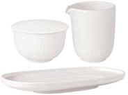 Villeroy & Boch Milch- und Zuckerset Afina Milch- und Zucker-Set (3-tlg),...