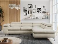 MKS M&Ouml;BEL Ecksofa PETER L, Set, Ecksofa L-form, HR35-Schaum, Wellenfederkern,