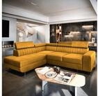 Masseno Ecksofa NOLA mit Schlaffunktion L-Form, Sofa mit Bettkasten