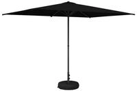 vidaXL Sonnenschirm Garten-Schirm mit Fu&szlig; 200 x 300 cm Polyester Rechtwinklig