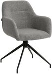 CLP Esszimmerstuhl Merlinda (1er, 1 St), drehbar 360 Grad, mit Teddystoff