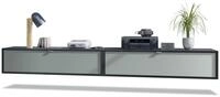 Vladon Lowboard Lana 1200 (2er-Set Tv-Kommode, mit Klappe dahinter 3 F&auml;cher),