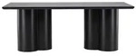 Venture Home Esstisch schwarz Rechteckig | 210 cm x 77 cm x 100 cm