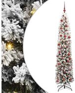 vidaXL LED Baum K&uuml;nstlicher Weihnachtsbaum mit 300 LEDs mit St&auml;nder Gr&uuml;n 180...