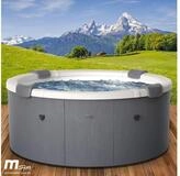 BRAST Whirlpool MSpa Denver & Rova mit Fester Au&szlig;enwand, &Oslash;182x70cm,...