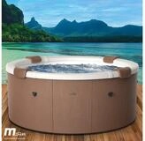 BRAST Whirlpool MSpa Denver & Rova mit Fester Au&szlig;enwand, &Oslash;182x70cm,...