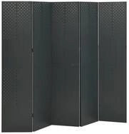 vidaXL Raumteiler 5-tlg. Raumteiler Anthrazit 200x180 cm Stahl, 1-tlg.