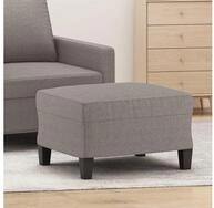 vidaXL Fu&szlig;hocker, Fu&szlig;hocker Taupe 60x50x41 cm Stoff