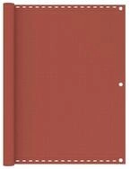 vidaXL Balkonsichtschutz Balkon-Sichtschutz Terracotta-Rot 120x300 cm HDPE