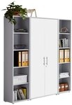 BMG M&ouml;bel Aktenschrank Office Edition 3 (Schrankwand Set, 3tlg) abschlie&szlig;bar,...