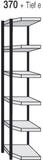KERKMANN Regal Magazin-Regal Stora 100 Eck-Regalfeld BxTxH 67x30x225cm...