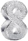 Pandora Bead Silber Mini Charm Unendlichkeitszeichen matt
