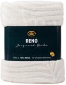 Wohndecke G&Ouml;ZZE Decke RENO weiss BL 150x200 cm wei&szlig; Wohndecke Kuscheldecke,...