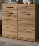 Inn.Furn Schuhkommode Shawn (Schuhschrank in Evoke Eiche, 2-t&uuml;rig, 90 x 96...