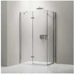Bernstein Eckdusche DX407 90x80 cm, BxT: 90x80 cm, Eckdusche Schwingt&uuml;r 8mm...